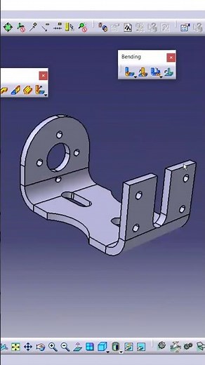 How to create Metal BRACKET in Catia| Link In Description.