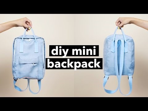 DIY Mini Backpack From Scratch! (Fjällräven Kånken style) | WITHWENDY