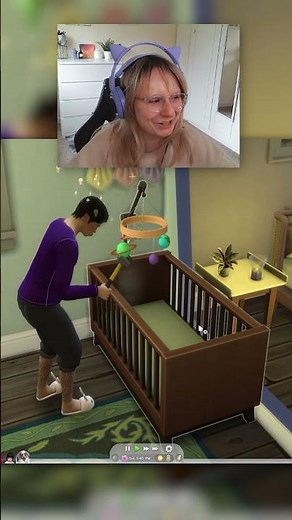 HOW TO: Upgrade Infant Crib to Toddler Bed - Sims 4 Growing Together Pack #shorts