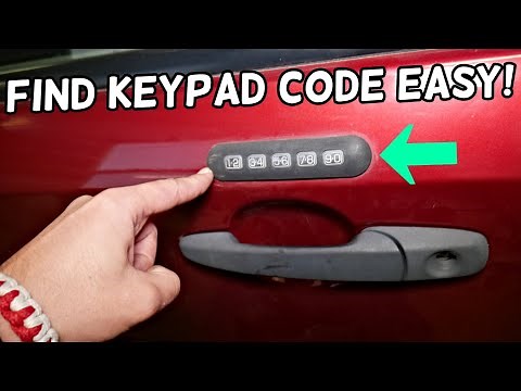 HOW TO FIND KEYPAD CODE, SECURICODE KEYLESS ENTRY ON FORD