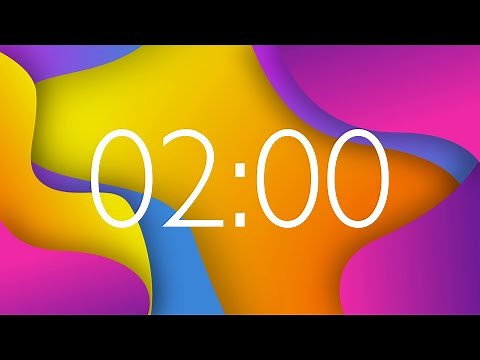 2 Minute Timer with Music and Alarm 🎵⏰