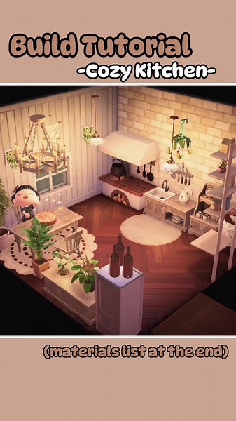 Animal Crossing Cozy Kitchen Build Tutorial
