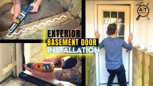 Basement walkout door install made easy