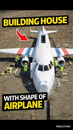 Building House in Shape of Airplane ✈️ Full Construction