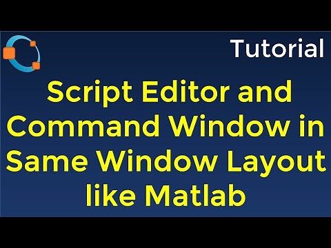 GNU Octave Script Editor and Command Window in Same Window Layout Like Matlab
