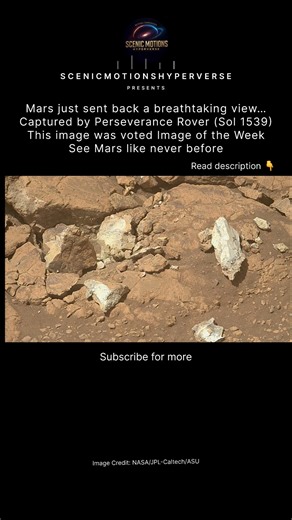 NASA’s Perseverance Rover Sends Stunning New Mars View (Sol 1539)