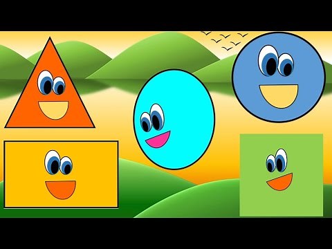 The Shapes Song| We are Shapes|Triangle Rectangle Circle Oval Square| Math| Learning Shapes| CL Kids