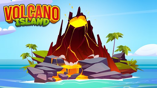 Play Volcano Island | Free Online  Games. KidzSearch.com