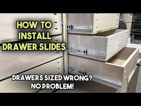 How to Install Drawer Slides