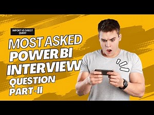 ⚡ Import vs DirectQuery in Power BI Interview| Key Differences You MUST Know! 🚀