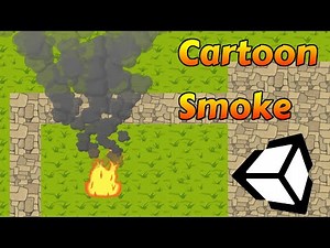 How to create cartoon fire and smoke in Unity (Particle System Tutorial)