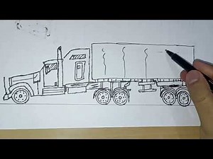 How to Draw a Truck Step by Step | Easy Drawing Tutorial for Beginners