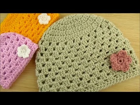 How to crochet a beanie hat Fast & Easy tutorial - with subtitles Happy Crochet Club