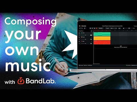 Composing your own music using BandLab's free web Studio (BandLab Tutorial)
