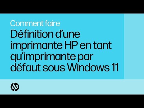 Comment définir une imprimante HP en tant qu’imprimante par défaut sous Windows 11 | HP Support