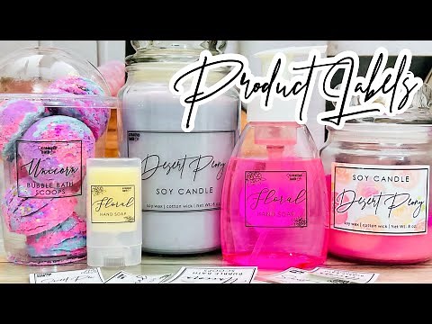 Make Professional Labels at Home! DIY Product Labels Tutorial!