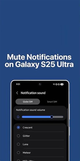 How to Mute Notification Sounds on Galaxy S25 Ultra #galaxys25ultra