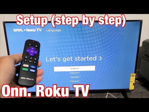 Onn. Roku TV: How to Setup (step by step from the beginning)
