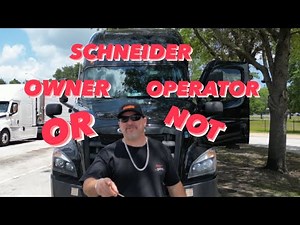 Schneider Owner Operator / All -In Revenue Lease update