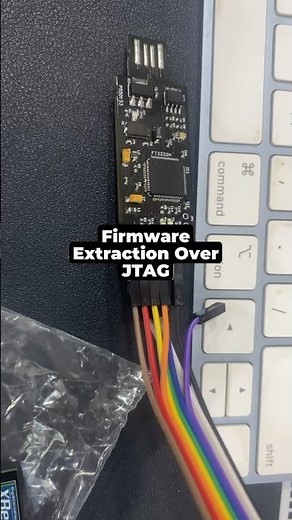 Firmware Extraction Over JTAG #hardwarehacking #iothacking #cybersecurity