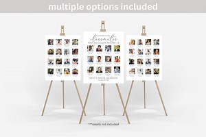 Class Reunion Memorial Poster Template Set to Honor Deceased Classmates, School Reunion, Memorial Poster Display, Remembrance Board - Etsy