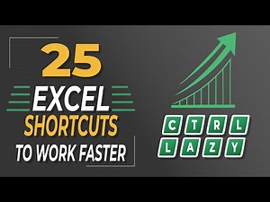 The 25 Excel Shortcuts You NEED To Know