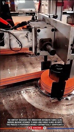 Innovation Automatic Winding Machine: Neat, Uniform, Fast, Efficient Fabric Sling Rolls #tech