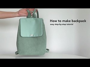 DIY Backpack | How to make mini backpack