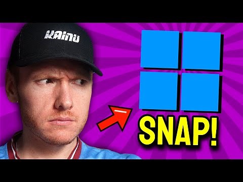 HOW to SNAP WINDOWS SIDE BY SIDE in WINDOWS 11!