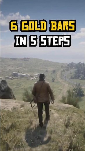 How to Get Free Gold Bars Fast in RDR2 - Easy 5 Step Guide #shorts