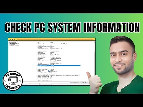 How to Check PC System Information on Windows