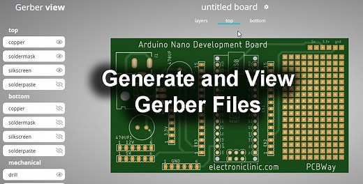 Generate PCB Gerber files using Eagle & Online Gerber Viewer by PCBWay