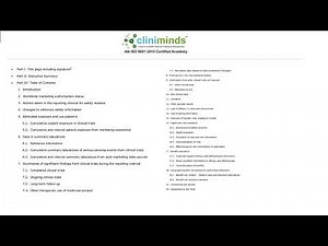 Aggregate reports (PSUR)