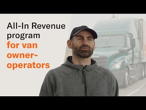 Schneider's All-In Revenue Choice Lease program for van owner-operators