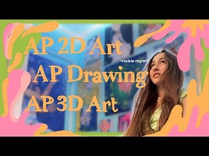 How I got a 5 on all three AP Art Portfolios (Portfolio Tour + TIPS!)
