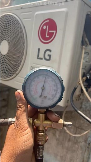 Split ac R410 gas charging tips