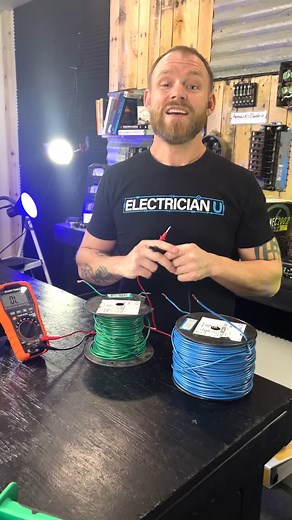 Great tip from @Electrician_U on using your meter to determine wire length left on a spool. https://brnw.ch/21wBVFA | Klein Tools
