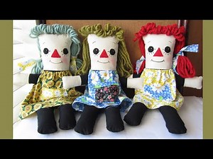 How to sew a simple rag doll: Polly Dolly rag doll is easy peasy