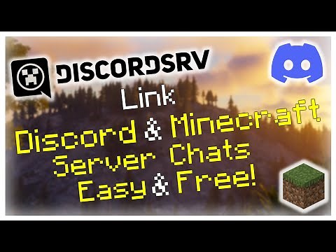 How To Link Your Discord Server To Your Minecraft Server! (DiscordSRV) | Chat From Discord to MC! |
