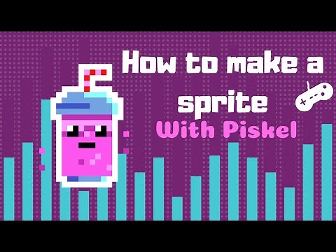 How to make a sprite: Piskel Pixel Animation Tutorial