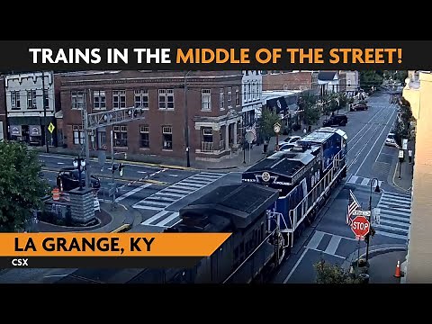 La Grange, Kentucky, USA | Virtual Railfan LIVE !