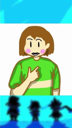 why did chara do that - DELTARUNE ANIMATION #undertale #meme #deltarune #animation #fanart #chara