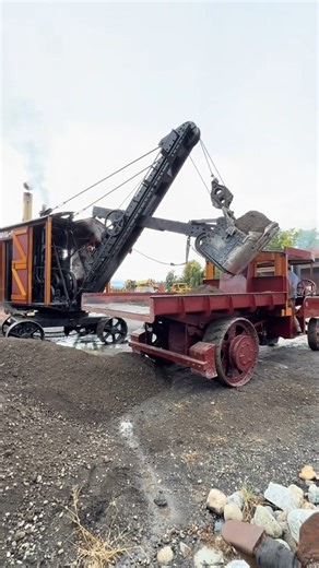 2.2K views · 21 reactions | The Marion 28 Steam Shovel loading a Manns steam cart #steam #shovel #equipment #marion #canada | Hunter Allen | Facebook