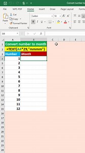 92K views · 698 reactions | Convert number to month in excel | Time to Office | Facebook