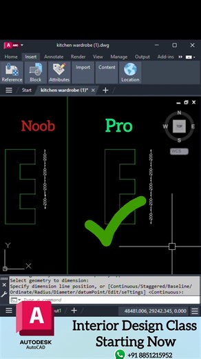 Autocad Tips And Tricks | IKF Design Studio | AutoCAD Practice Class Starting Now ▶️