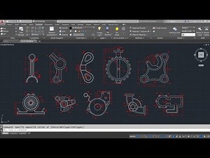 AutoCAD 2D Sketch Training For Beginner | 10 Models | Live Streaming