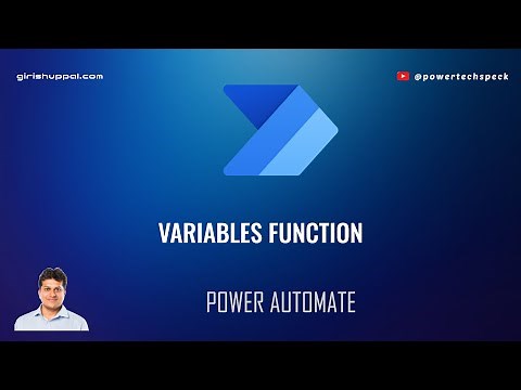 How to use variables in Microsoft Power Automate?
