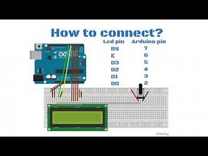 Arduino tutorial: 1602 LCD display