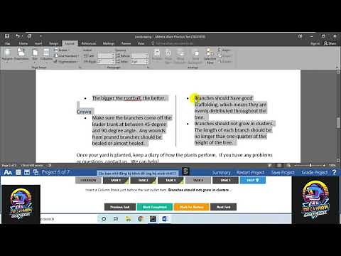 Project 6 MOS Word 2016 Exam 2 | MR. LY KHANH - MOS Certification