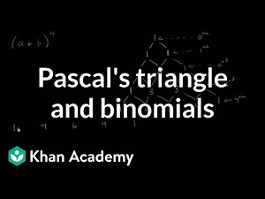 Pascal's triangle for binomial expansion Video Lecture - Engineering Mathematics